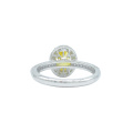 925 Silver 10K 14K 18K Gold CZ Fashion Classics Engagement Ring for Women
